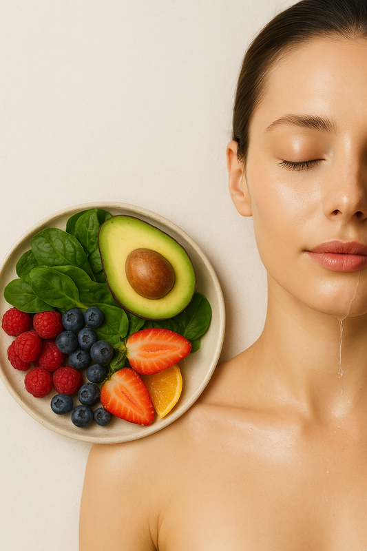 “La pelle riflette ciò che mangiamo 🌸 Scopri i cibi che la rendono luminosa con i consigli di Biorà.”