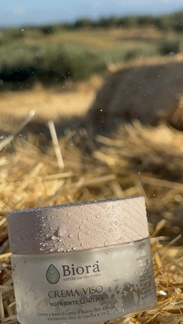 CREMA VISO NUTRIENTE LENITIVA CON LATTE D'ASINA 100% BIOLOGICO ITALIANO