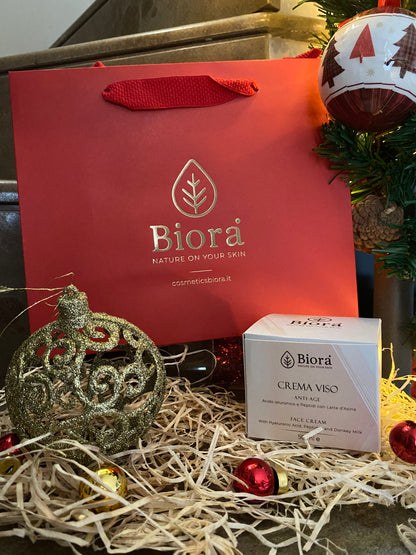 CREMA VISO ANTIAGE CON LATTE D’ASINA 100% BIOLOGICO ITALIANO, ACIDO IALURONICO E PEPTIDI